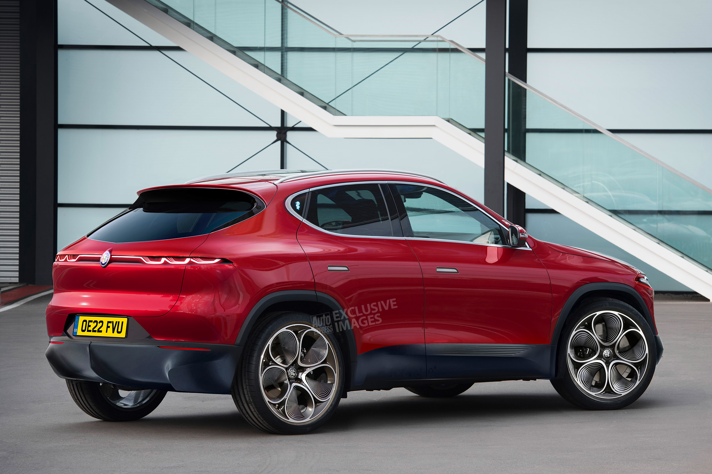 Alfa Romeo baby SUV - rear (watermarked)