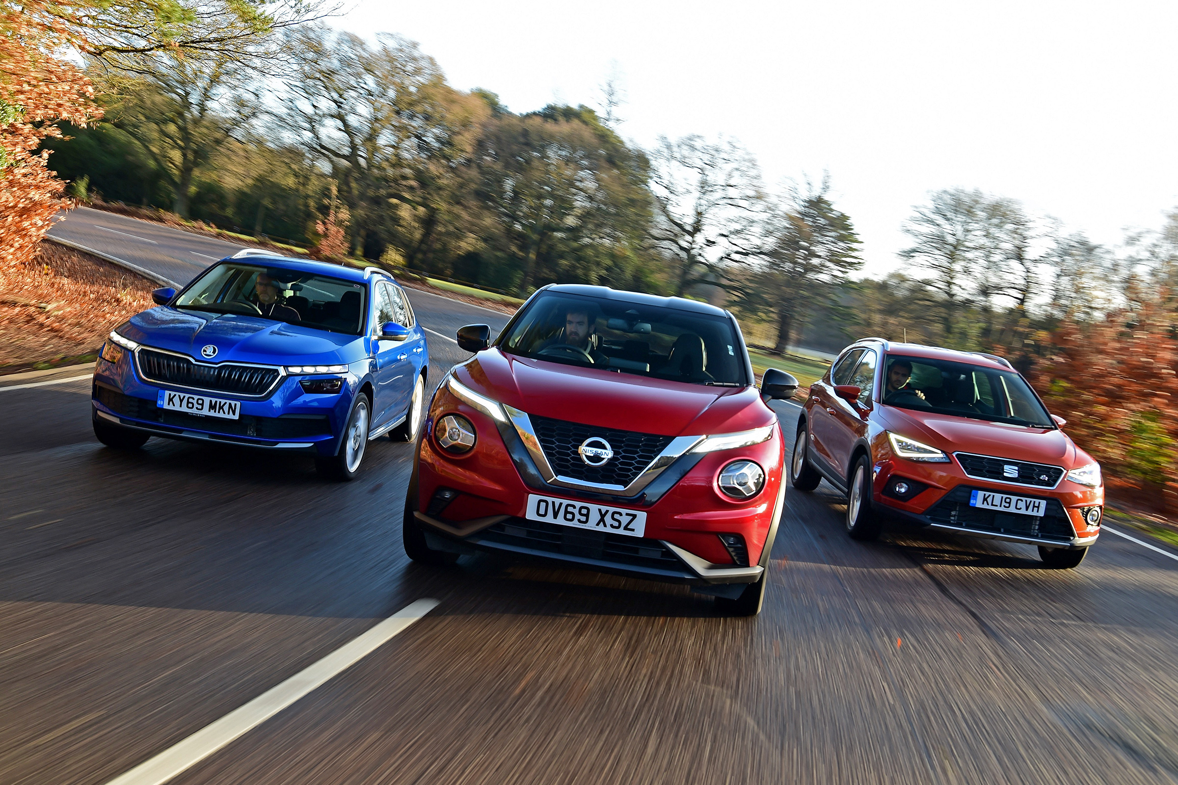 Nissan Juke vs Skoda Kamiq vs SEAT Arona 