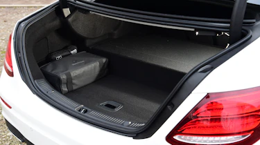 Mercedes E 300 de - long-term review - boot