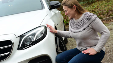 Mercedes E 300 de - long-term review - headlight