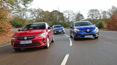 Vauxhall Corsa Renault Clio VW Polo - group