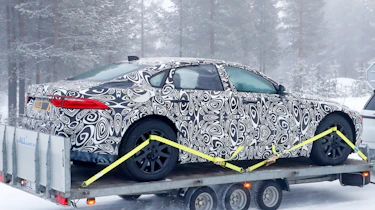 Jaguar XJ electric - spied - rear 3/4 static