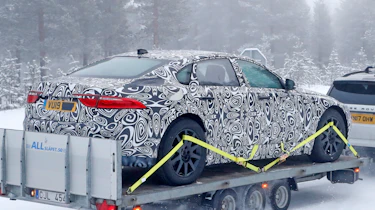 Jaguar XJ electric - spied - rear 3/4 static