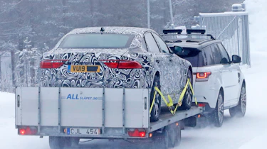 Jaguar XJ electric - spied - rear static