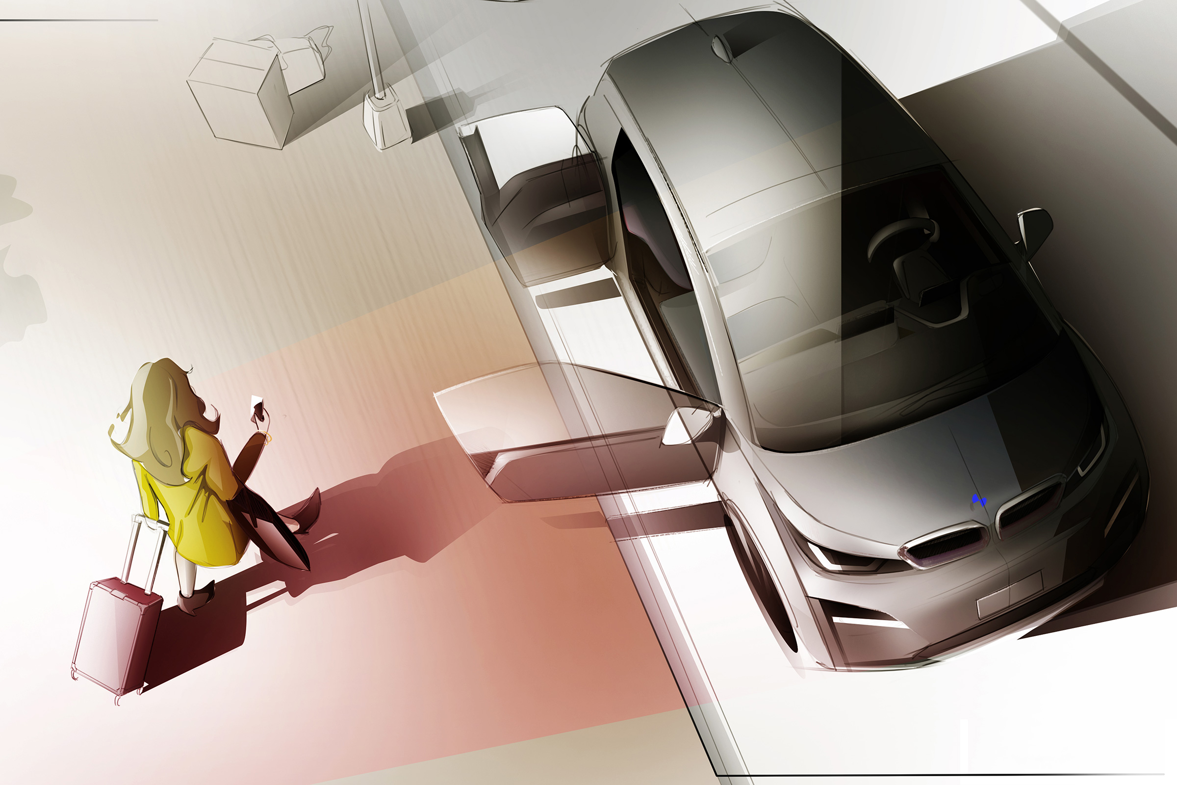 BMW i3 Urban Suite Concept - ride hailing 