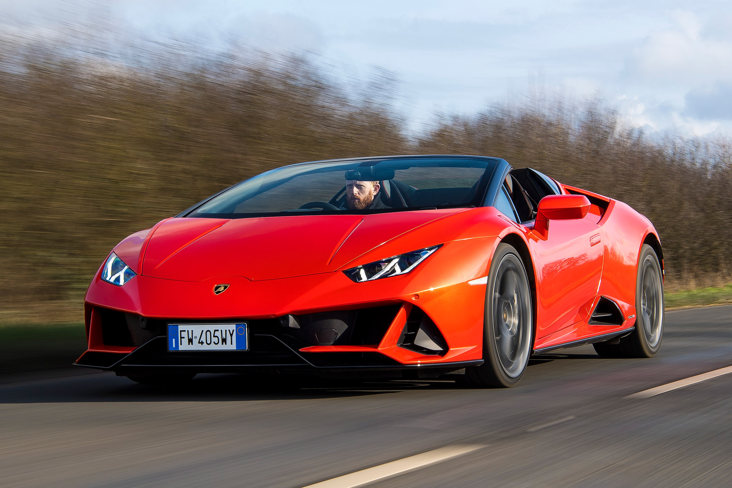 Lamborghini Huracan Evo Spyder - front
