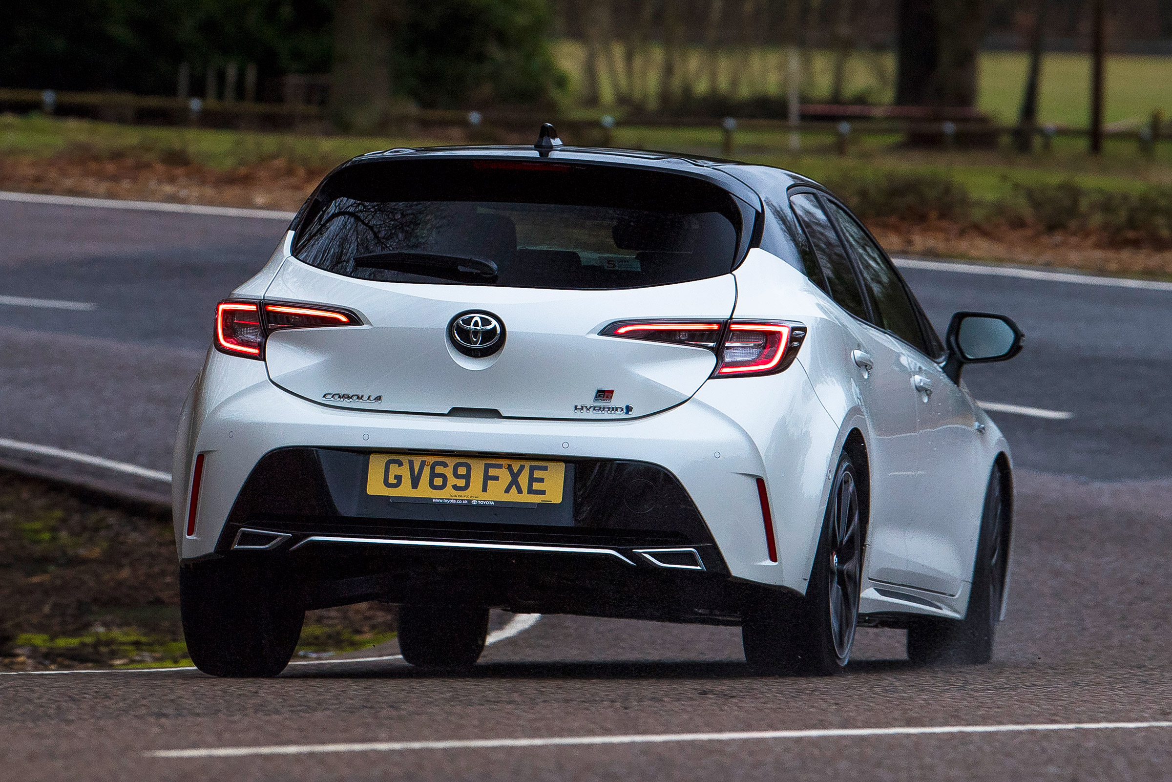 Toyota Corolla GR Sport - rear cornering