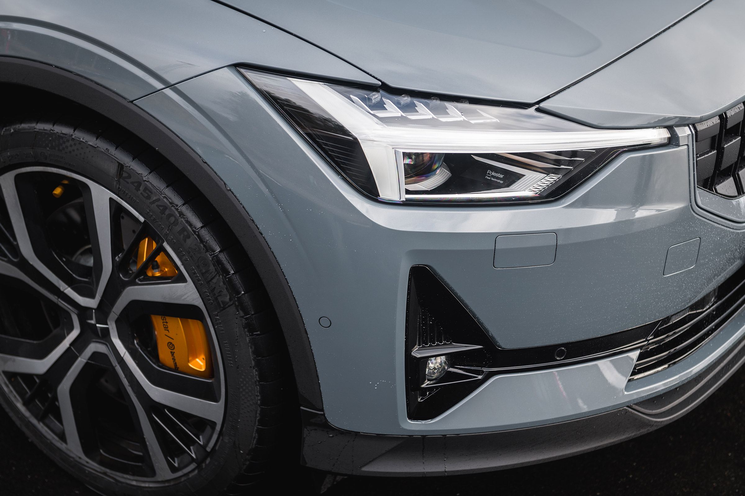 Polestar 2 prototype - front light