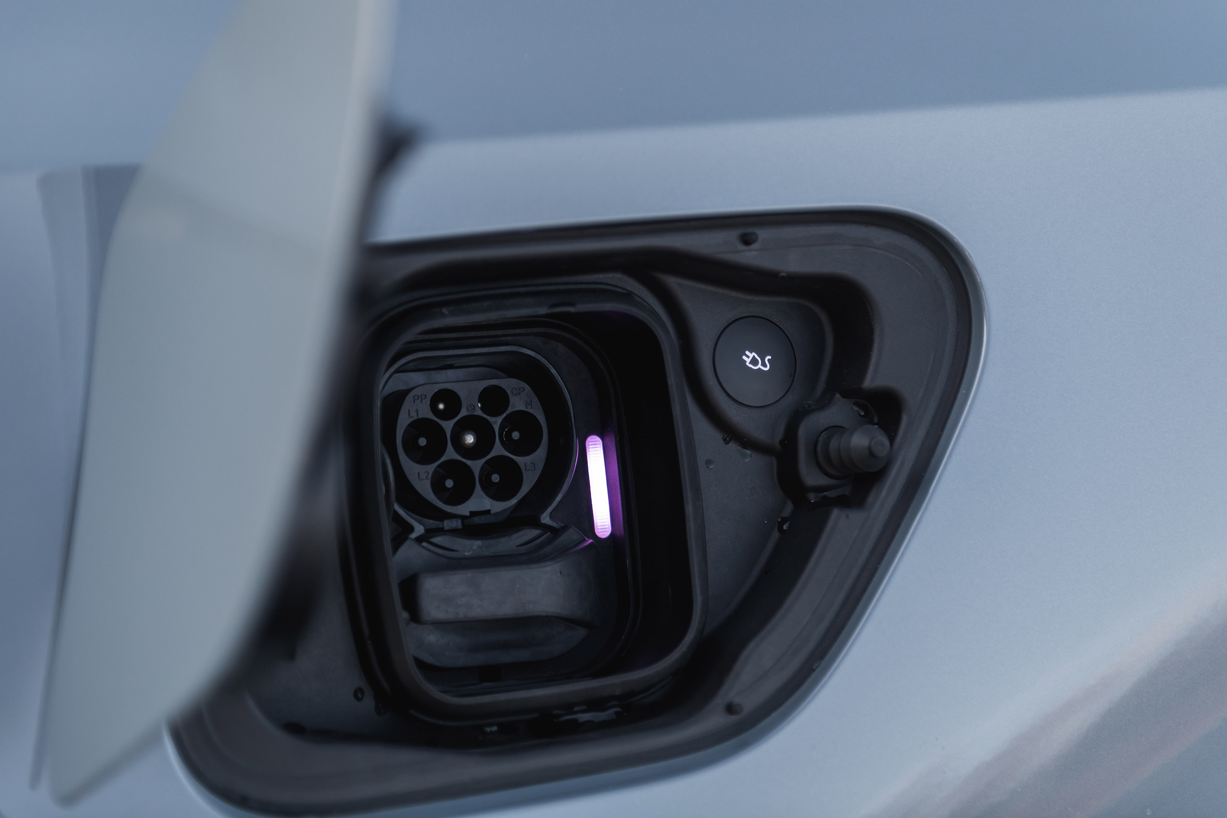 Polestar 2 prototype - charging port