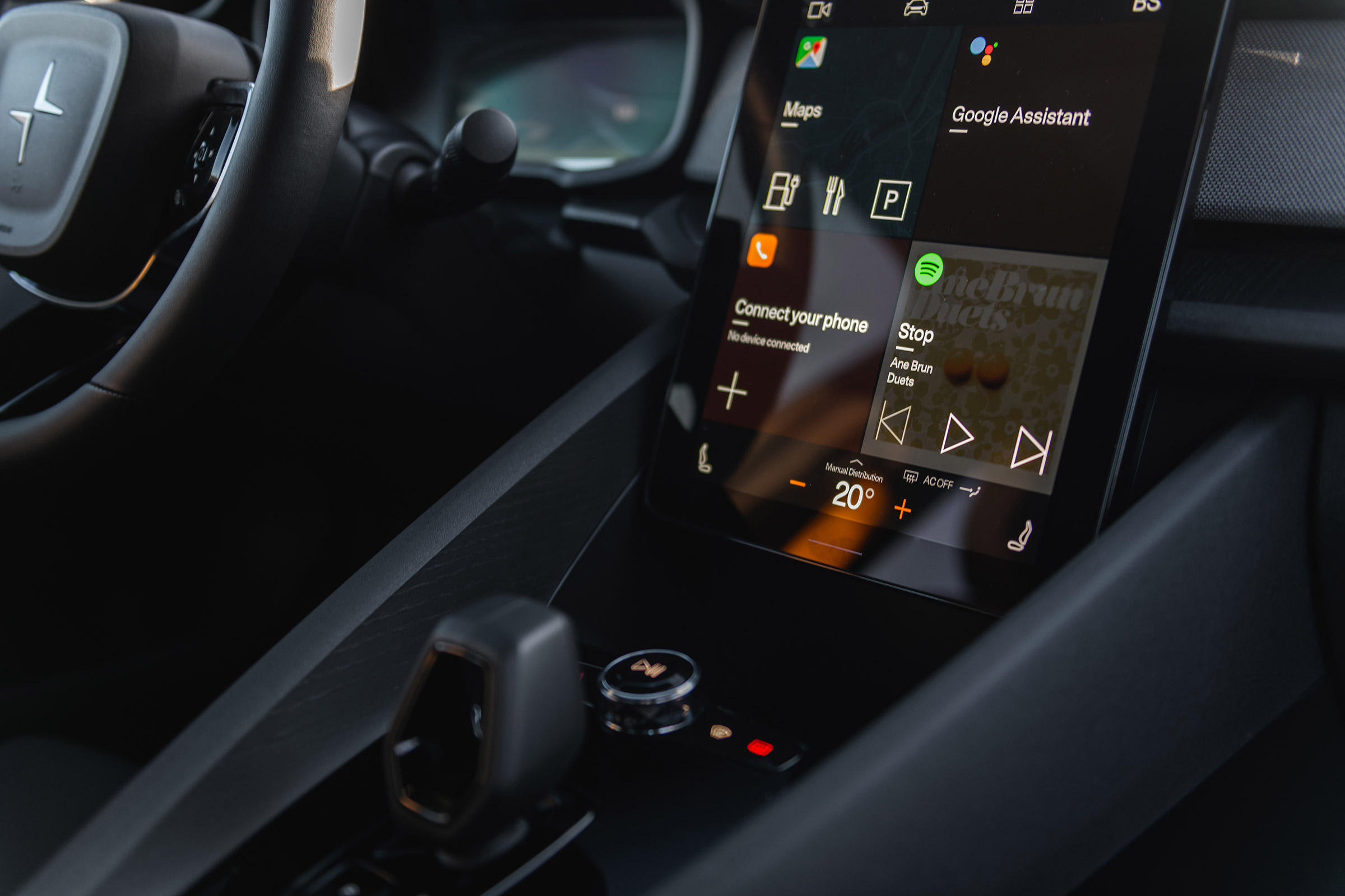 Polestar 2 prototype - interior