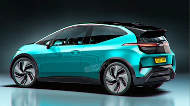 Audi electric supermini - rear (watermarked)