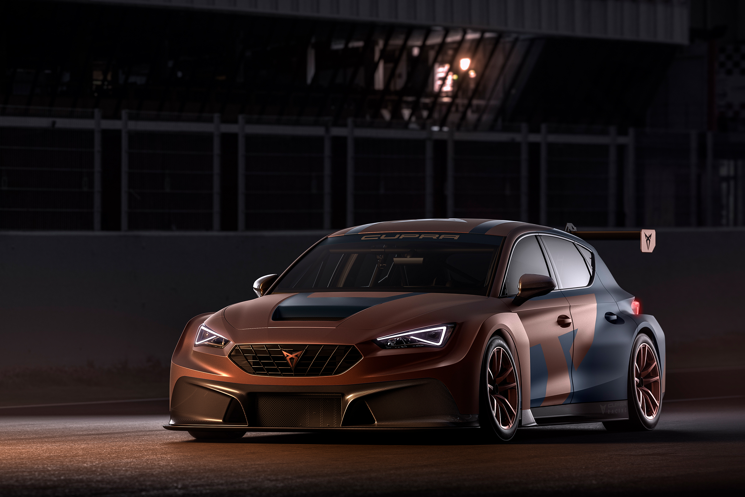 Cupra Leon Competicion - front 3/4 static