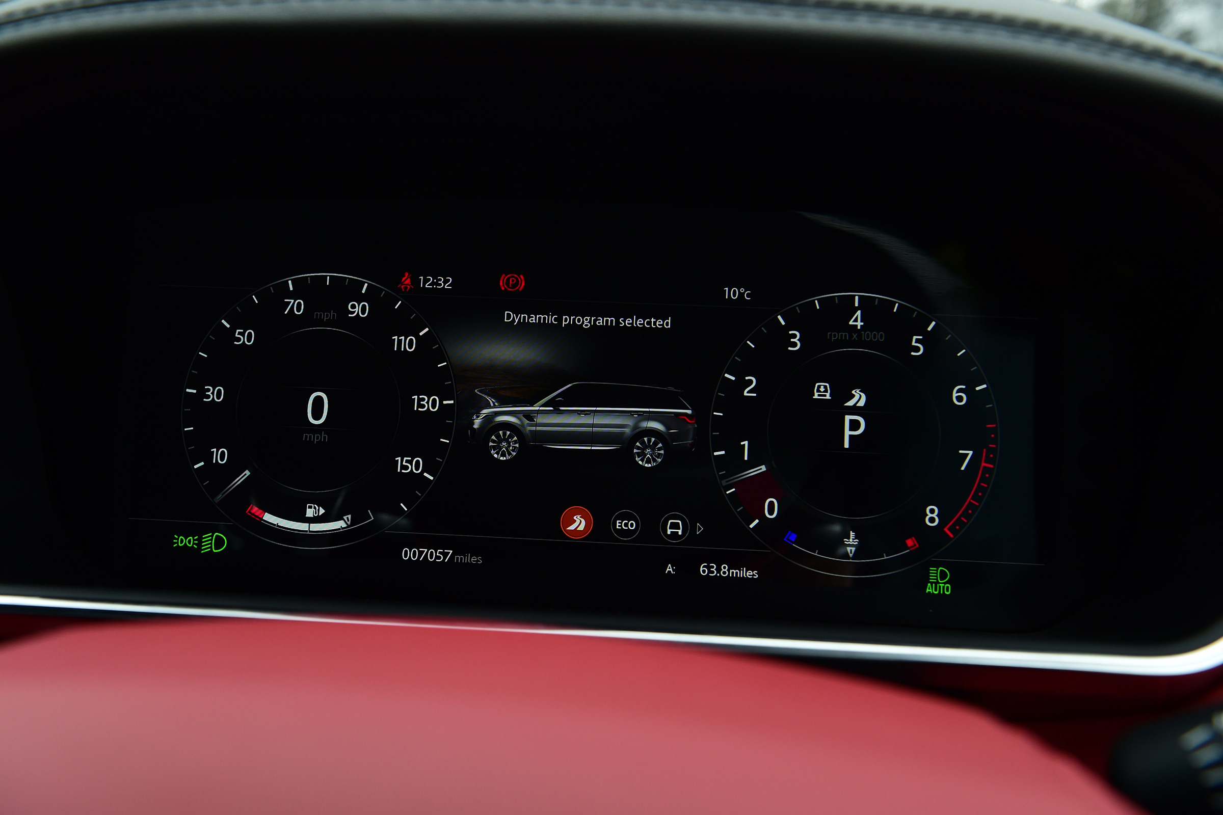 Range Rover HST - dials