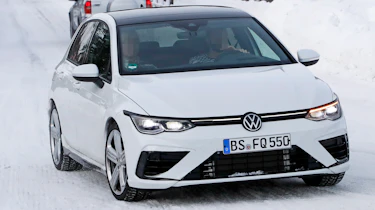 2020 Volkswagen Golf R - minimal disguise - front tracking