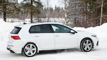 2020 Volkswagen Golf R - minimal disguise - rear cornering