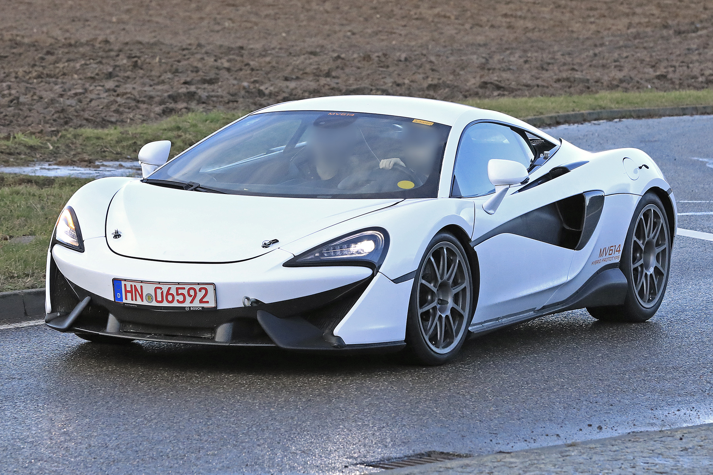 McLaren sports series spy - front