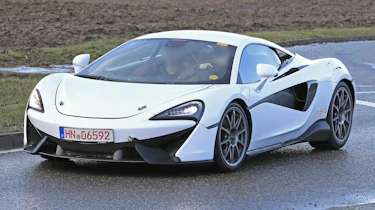 McLaren sports series spy - front