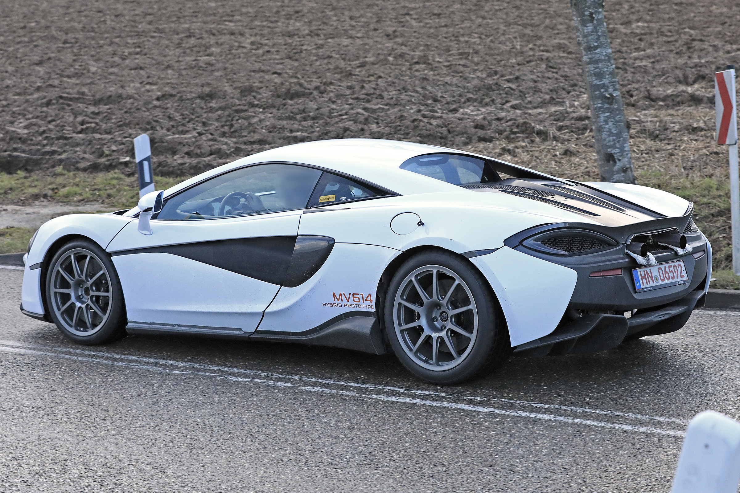 McLaren sports series spy - side