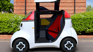 Gordon Murray Design Motive Pod - door open