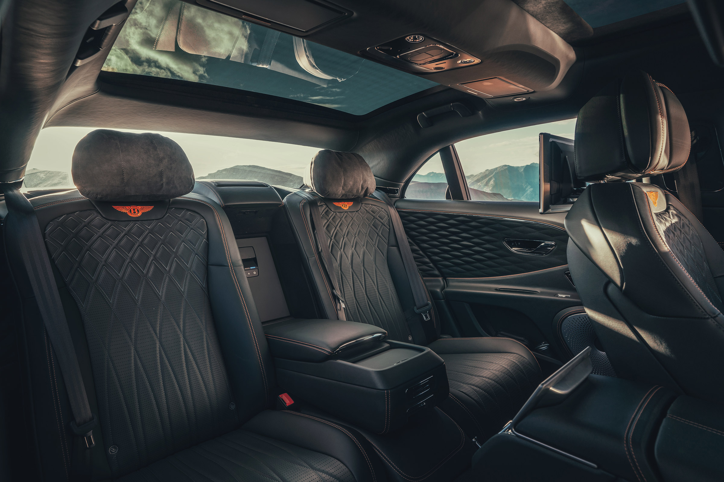 Bentley Flying Spur Verdant - Rear Interior