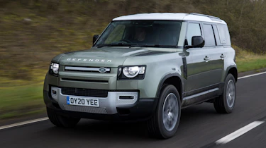 Land Rover Defender driving