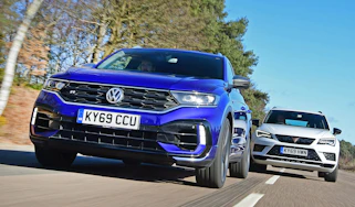 Volkswagen T-Roc R vs Cupra Ateca - front