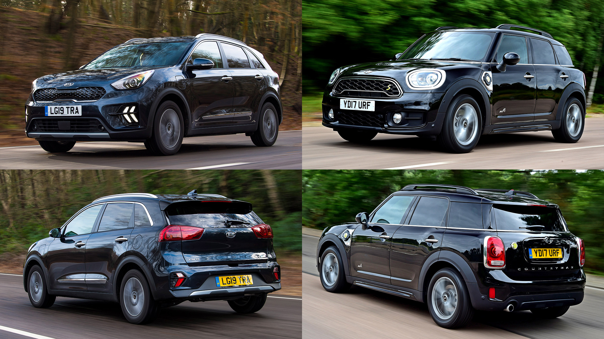 Kia Niro PHEV vs MINI Countryman PHEV