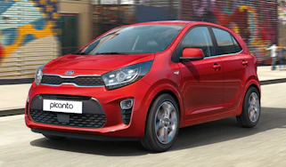 Toyota Aygo driving