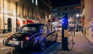 Lunaz XK120 charging