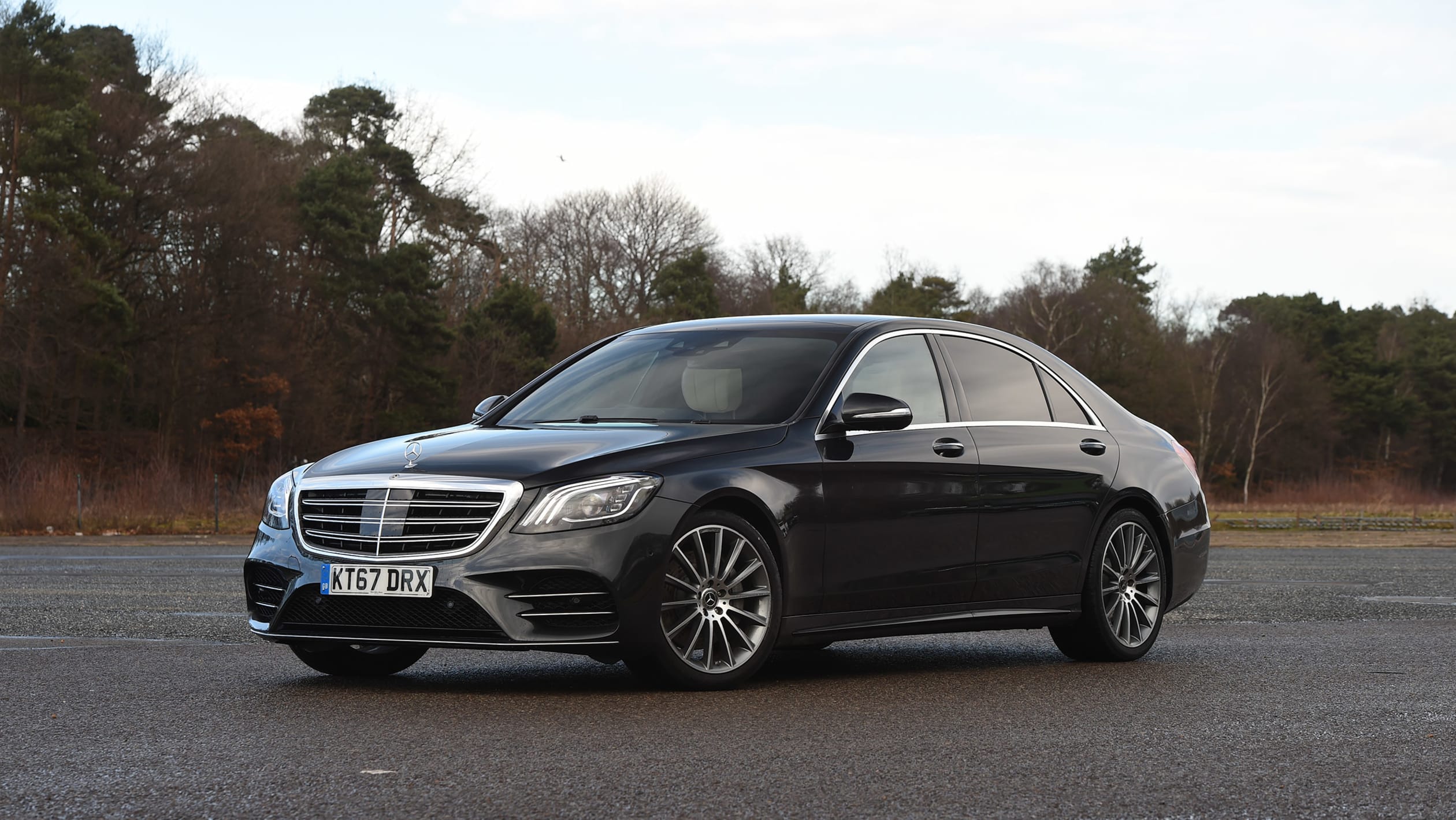 black mercedes s class