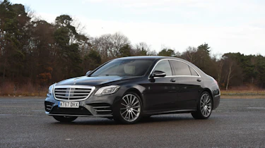 black mercedes s class