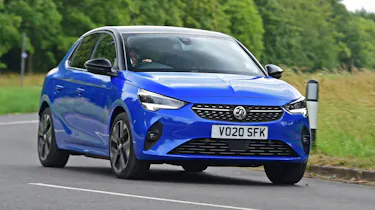Vauxhall Corsa-e - cornering front