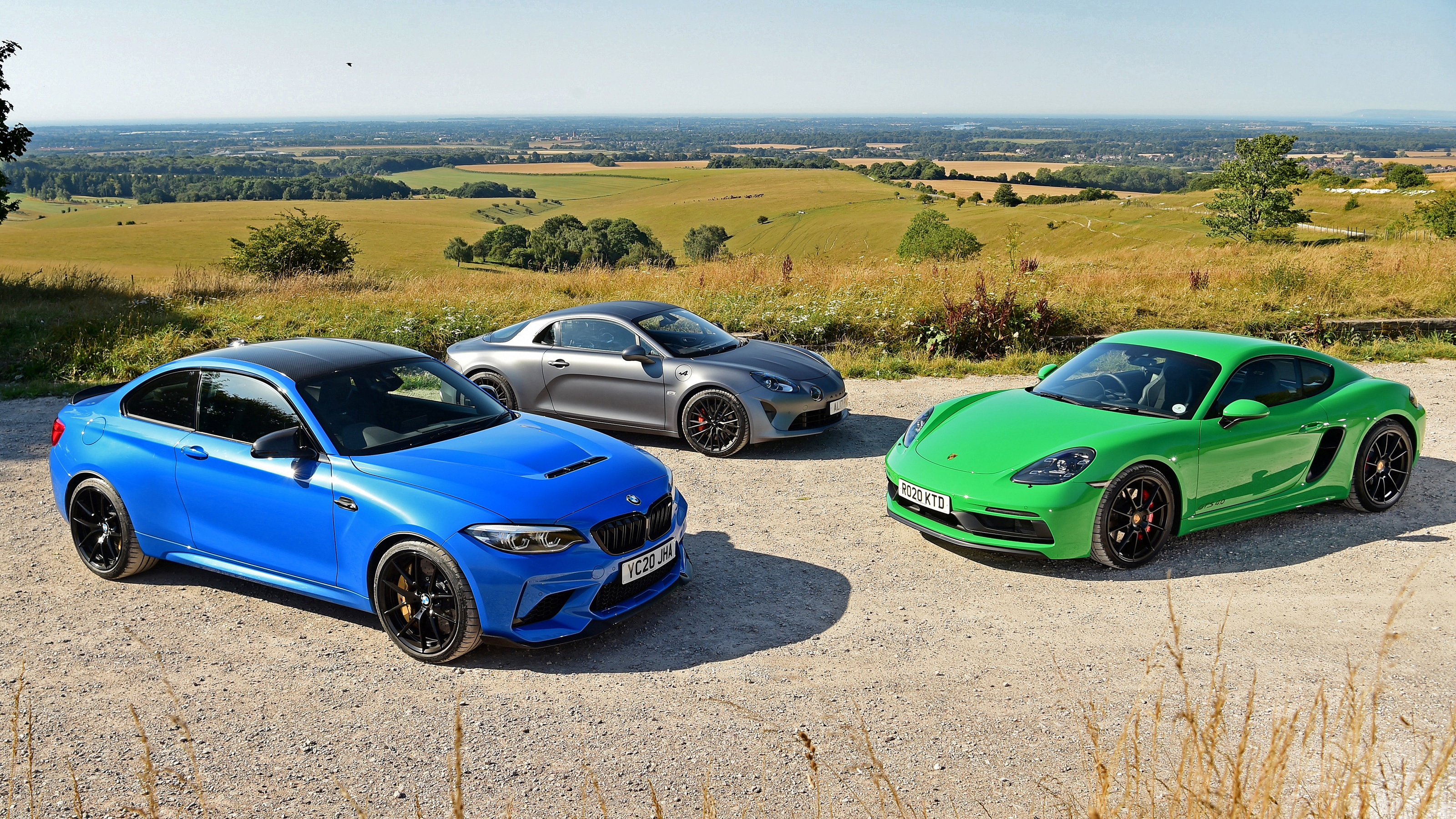 BMW M2 CS vs Porsche 718 Cayman GTS vs Alpine A110 S
