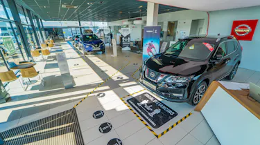 car showroom