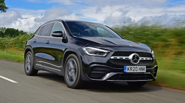 Mercedes GLA driving