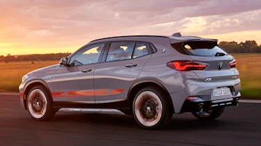 BMW X2 M Mesh Edition - rear sunset