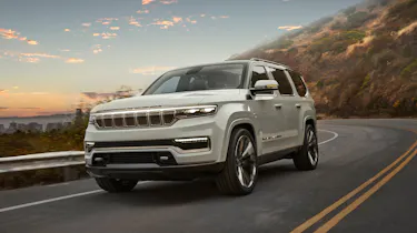 white Jeep Wagoneer 2020