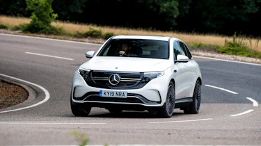 Mercedes EQC - front cornering