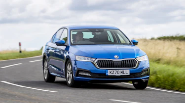 Skoda Octavia front action