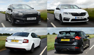 Skoda Octavia vRS 245 vs Ford Focus ST - header