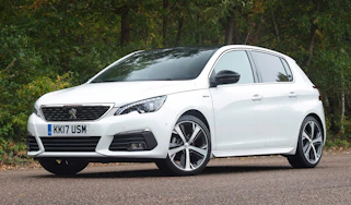 white peugeot 308