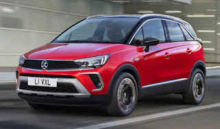 red Vauxhall Crossland