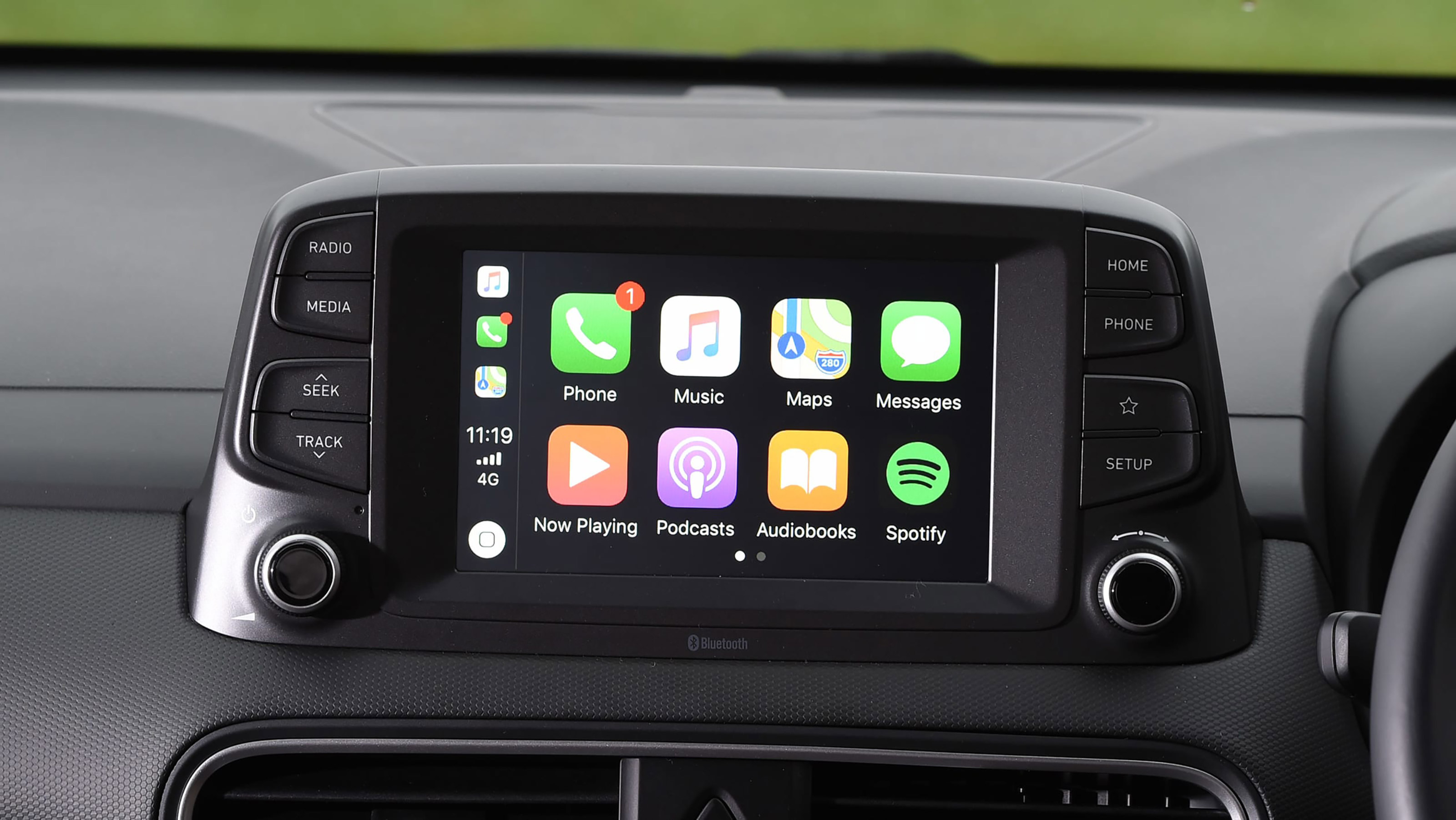 Used Hyundai Konda - infotainment screen