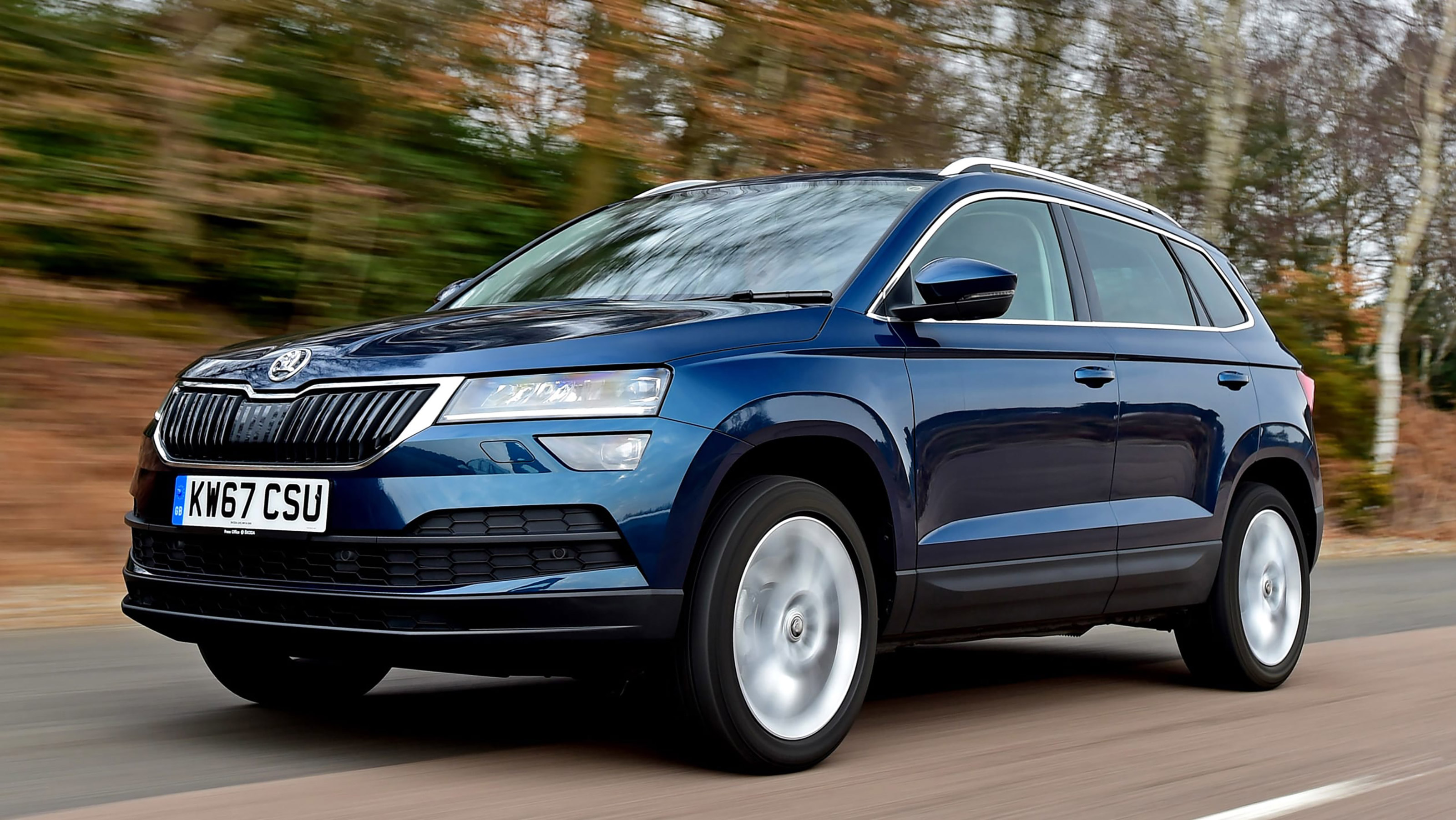 Skoda Karoq - front tracking