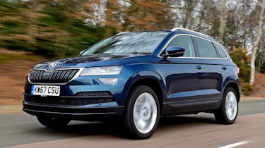 Skoda Karoq - front tracking