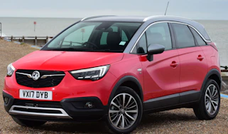 red vauxhall crossland x