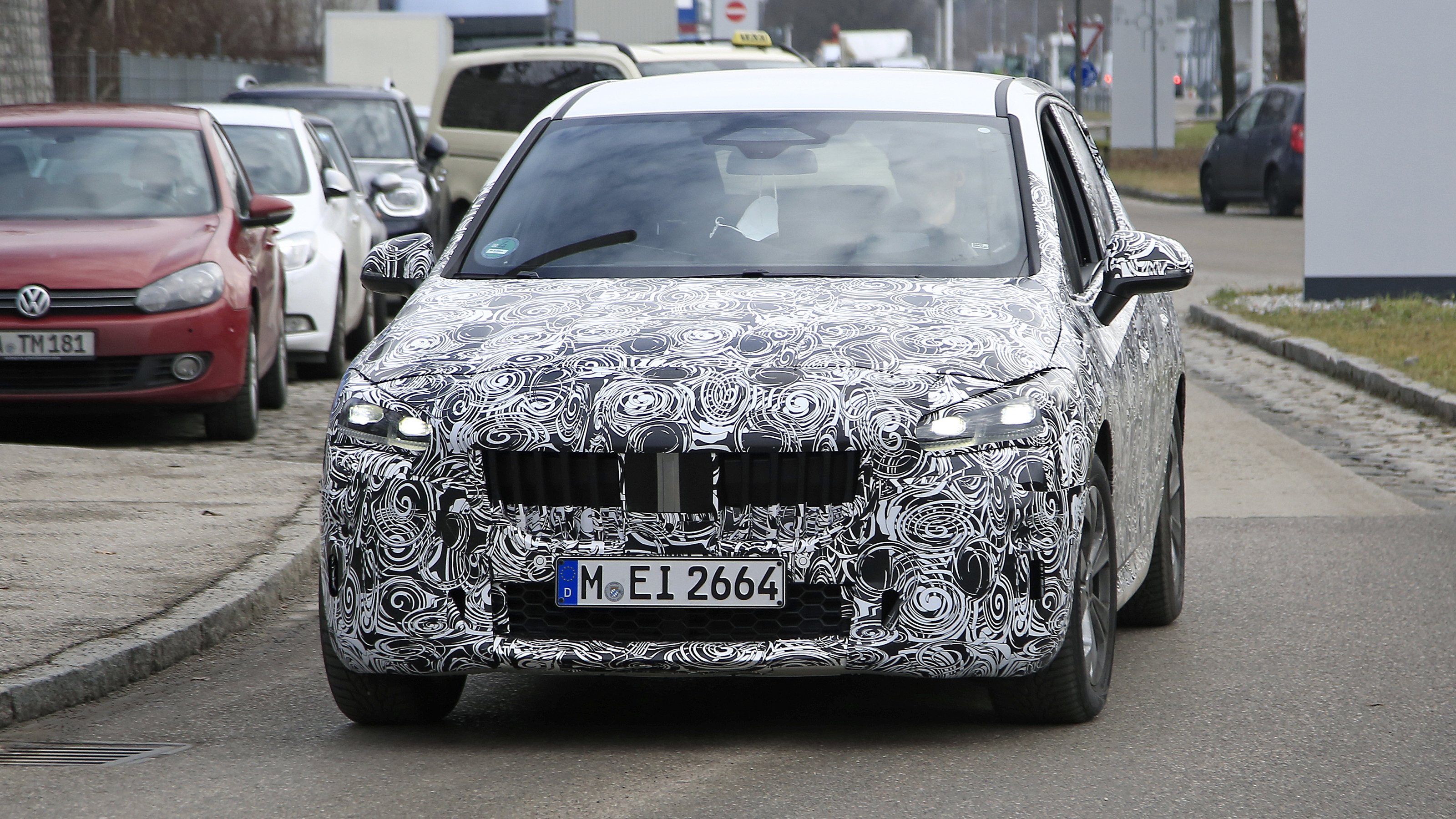 BMW 2 Series Tourer spy - front