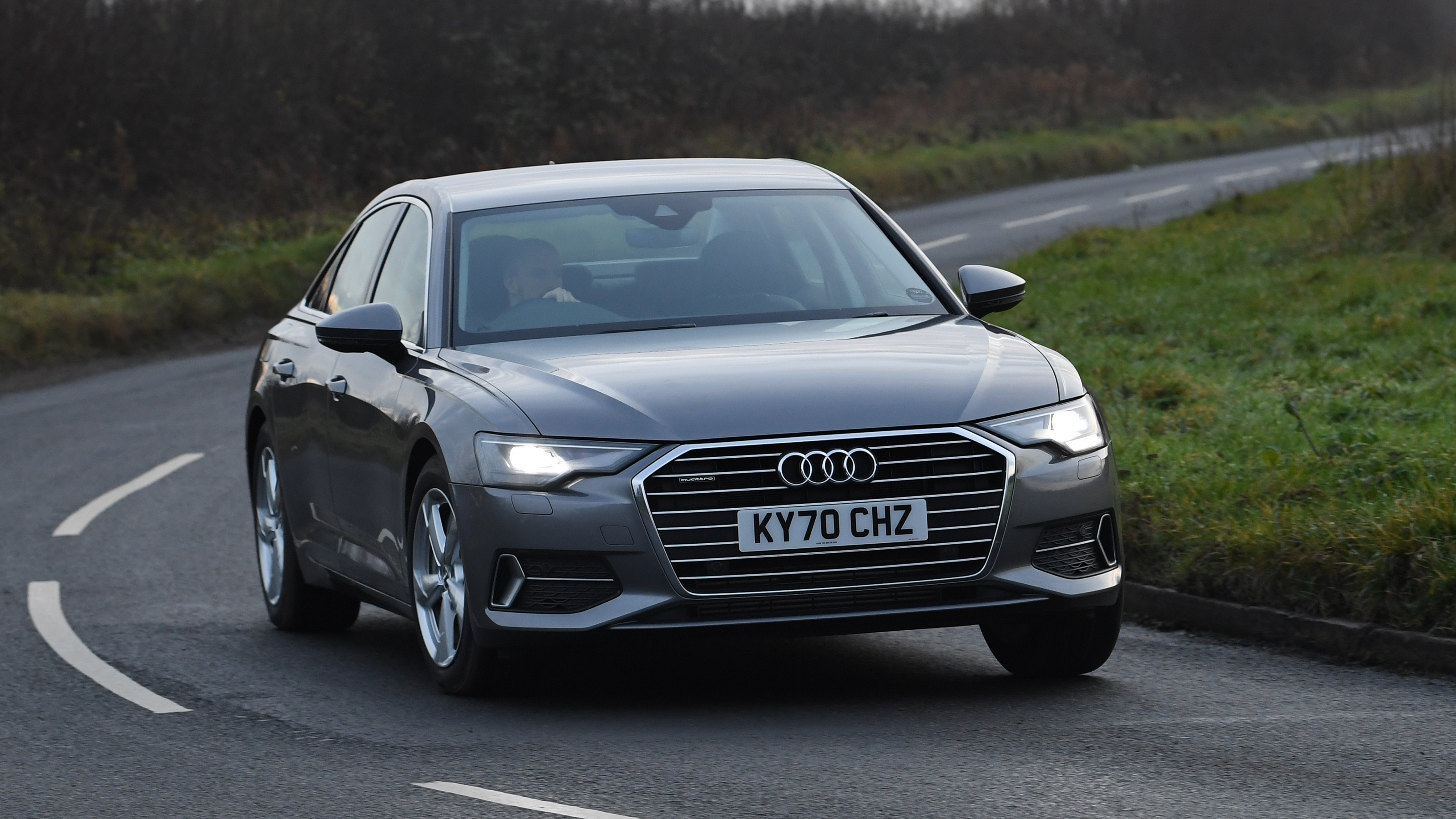 Audi A6 - cornering