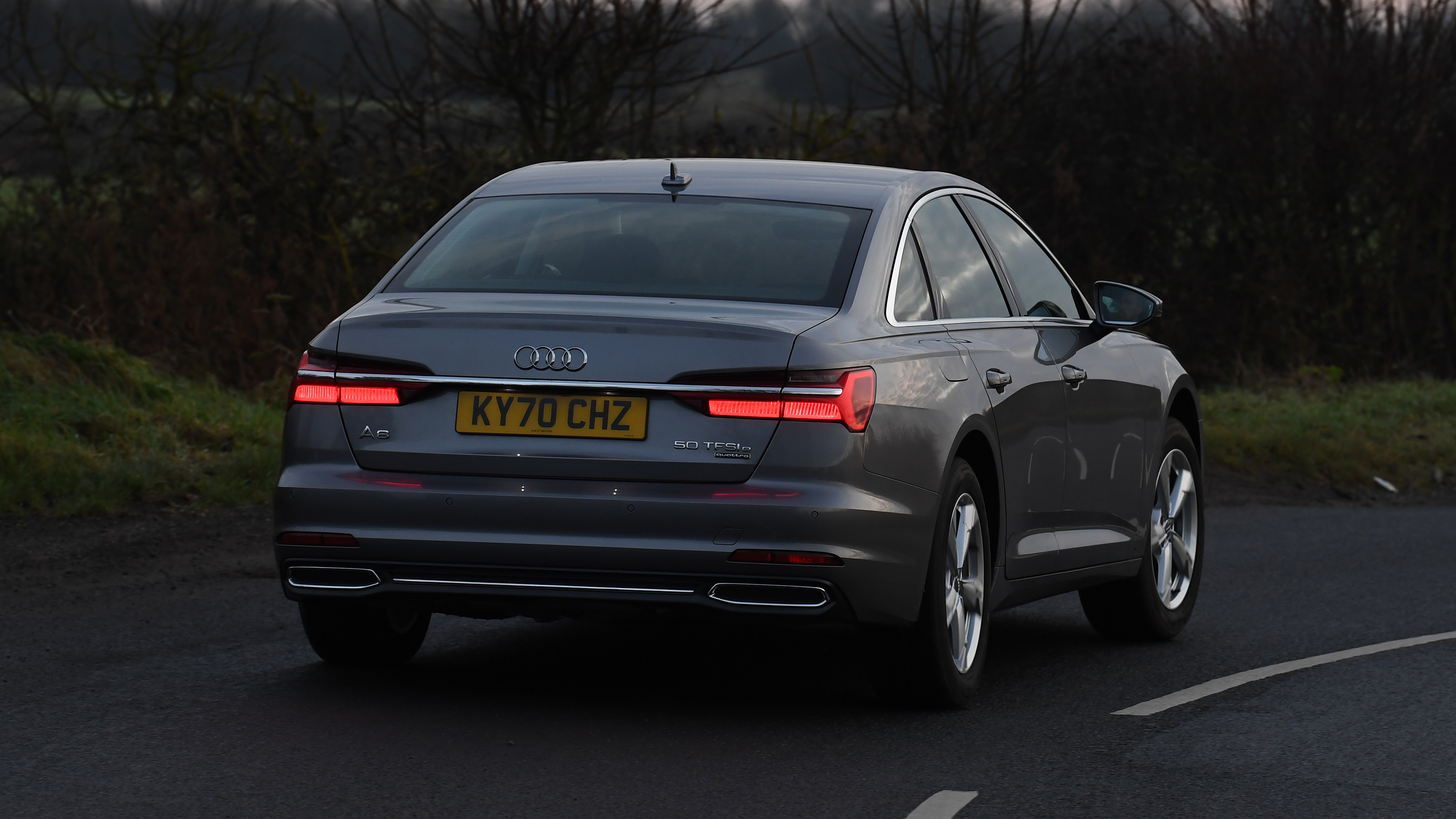 Audi A6 - rear cornering