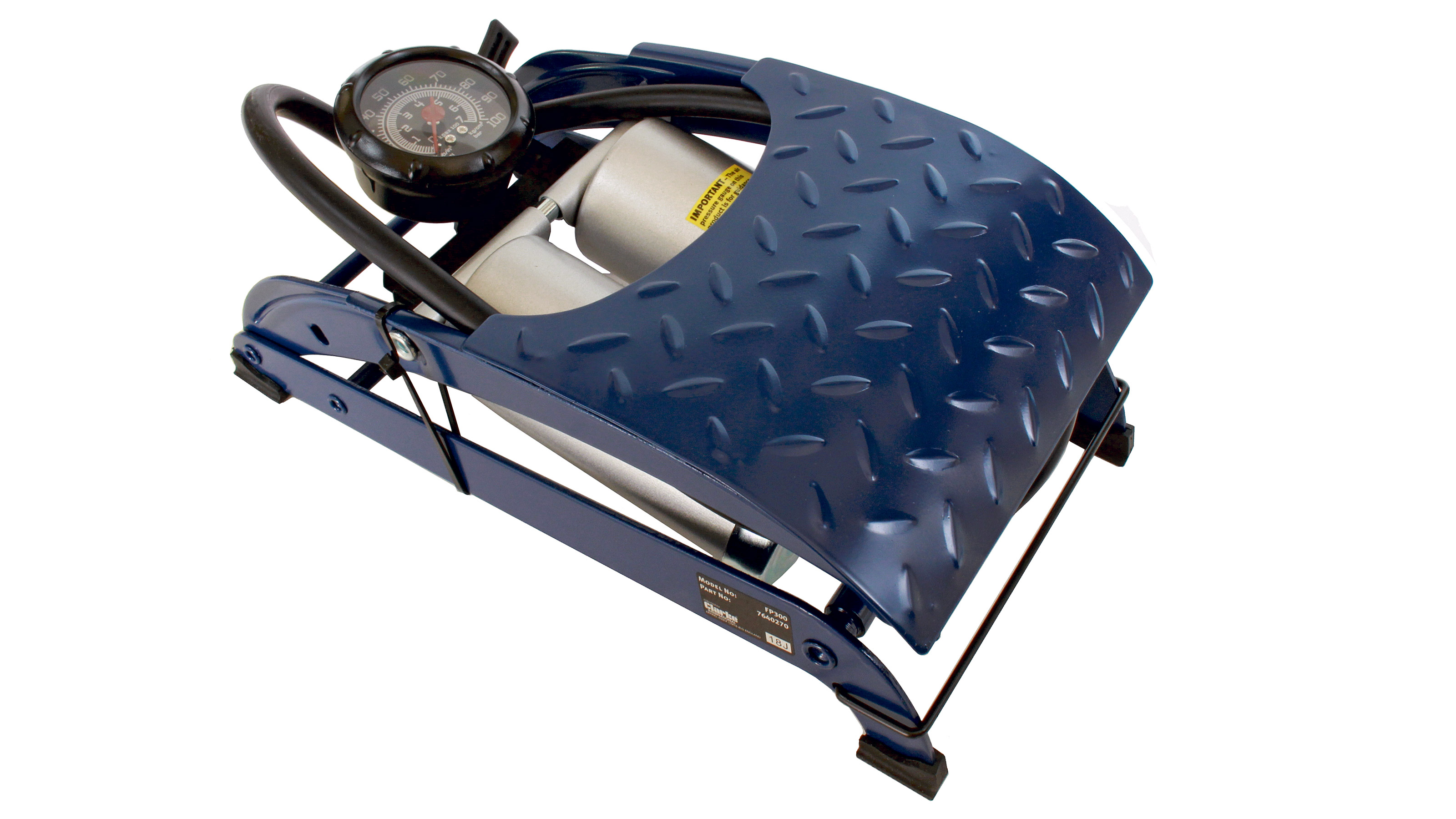 Clarke Racing FP300 Twin Cylinder Foot Pump 